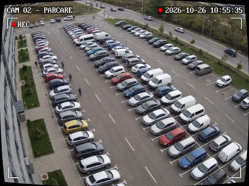 Cameră de supraveghere 02 – parcare